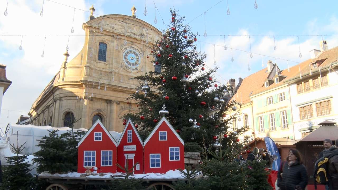 Le Marché de Noël d'Yverdon-les-Bains se réinvente - Canal Alpha